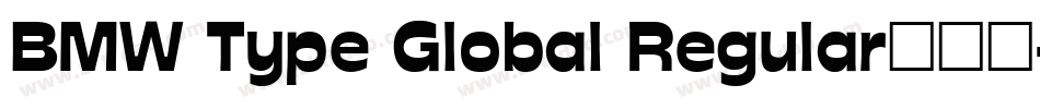 BMW Type Global Regular手机版字体转换